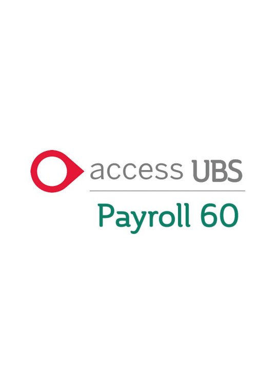 UBS Payroll 60 Software (Single User) Latest Version